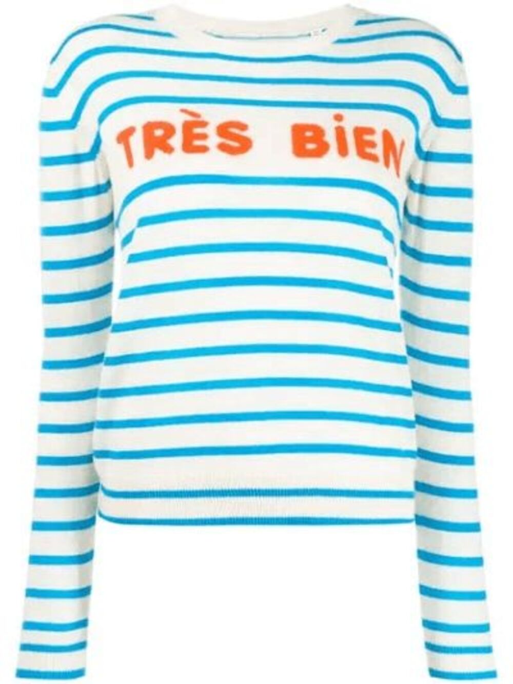Chinti & Parker Blue Striped Tres Bien Lightweight Sweater Women's Size Small